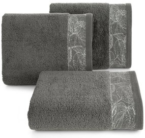 BAVLNENÝ UTERÁK AGIS 50X90CM TMAVOSIVÁ