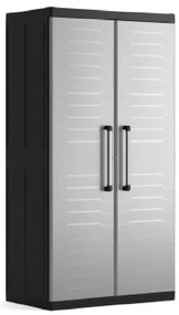 KIS Skriňa DETROIT XL vysoká delená 89 cm, šedá