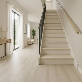 IVC Commercial, PVC podlaha - lino Logitex Ultimate 55 Štokholm T37, na mieru, šíře 2m,4m, béžová, filc, chodba / predsieň