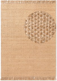 Hanse Home, Kusový koberec Handloom 106335 Fjord Natural Gold, 200x300, béžová, chodba / predsieň