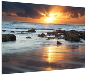 Obraz morskej pláže (70x50 cm)