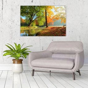 Obraz - Pokojná jesenná krajina (90x60 cm)