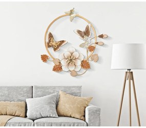 Kovová nástenná dekorácia 58x63,5 cm Rouns – Mauro Ferretti