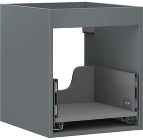 Mexen Box-A, závesná skrinka 40 cm, 1 zásuvka, grafitová matná, 91AX0-0400-470-1-66