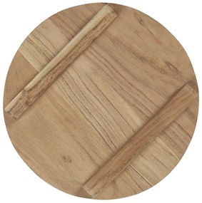 IB Laursen Okrúhla drevená doska ACACIA WOOD na nožičkách 30 cm