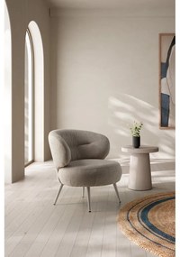 Béžové kreslo Liva – MOME