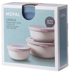 Potravinové škatuľky v súprave 3 ks Cirqula Nordic – Mepal