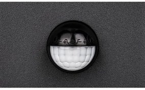 LED Vonkajšie nástenné svietidlo so senzorom LED/9W/230V 4000K IP44 čierna