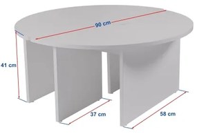 Konferenčný stolík LUVIA, orech