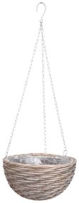 Závesný kvetináč Abbe hnedý