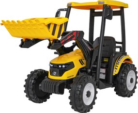 Ramiz MEGA Traktor D68 s prívesom žltý