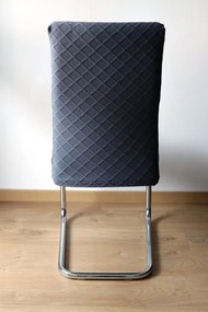 Home Elements Poťah na stoličku, tmavo sivý Množstvo: 6 ks