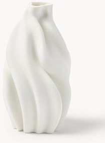 3D tlačená porcelánová váza Lyria, V 18 cm
