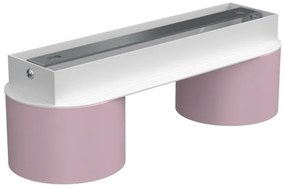 Stropné svietidlo DIXIE 2xGX53/11W/230V ružová