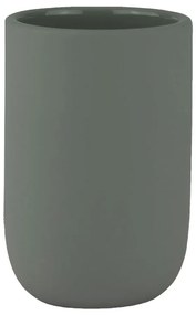 Zelený keramický téglik na zubné kefky Lotus – Mette Ditmer Denmark