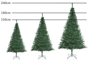 InternetovaZahrada Umelý vianočný stromček 180 cm + stojan