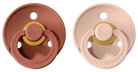 BIBS Colour cumlíky, kaučuk 2ks - veľkosť 3 - Woodchuck Blush