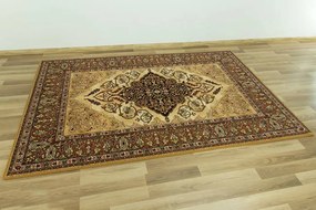 Koberec Isfahan Leyla jantár hnedý / béžový