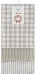 KUCHYNSKÁ UTIERKA LUCY SADA 3 KS 50X70 CM BÉŽOVÉ