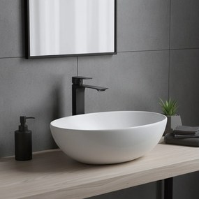 Rea Urban, vysoká umývadlová batéria h-290, čierna matná, REA-B9908