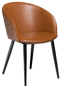 Hnedá koženková stolička DAN-FORM Denmark Dual
