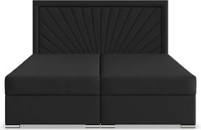 Manželská posteľ VICENZA 180×200 cm čierna