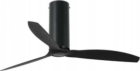 Faro Tube Fan čierny stropný ventilátor s DC motorom, 1280 mm, 6 rýchlostí