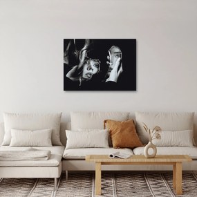 Obraz - Pohľad do zrkadla (70x50 cm)