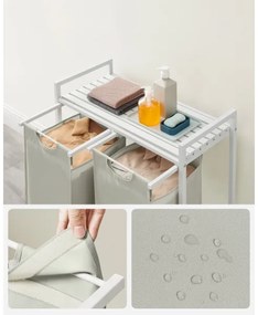 Kôš na prádlo REX biely