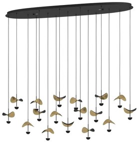 Eglo 390343 - LED Stmievateľný luster na lanku DRACERA 17xLED/2,3W/230V 3000K