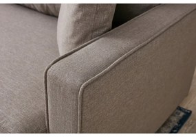 Béžová rohová pohovka (pravý roh) Eva – Balcab Home