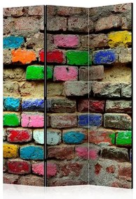 Paraván - Colourful Bricks [Room Dividers]