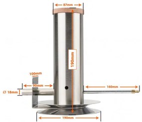Sammer Generátor dymu do udiarne PM-GD-87T | 1,1 l | elektrická pumpa PM1239