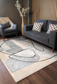 Koberec ALLURE 9980 béžový / zelený