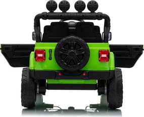 LEAN CARS Akumulátorové vozidlo Jeep Rubicon DK-JWR558 24 V, zelené