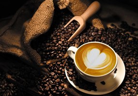 Fototapeta - Cappuccino (147x102 cm)