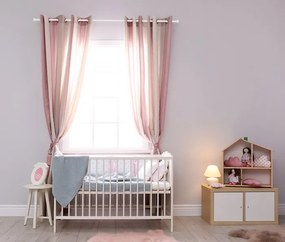 Dekorstudio Garniža jednoradová FLAT biela matná 19mm Dĺžka: 140cm, Typ príslušenstva: Krúžky tiché so štipcami