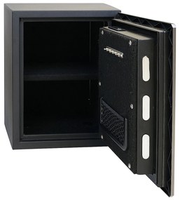 Oceľový trezor v protipožiarnom prevedení s elektronickým zámkom na odtlačok prsta RICHTER RS.45.DE.FIN.FF