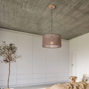 Brilagi - LED Luster na lanku ANTHONY 1xE27/60W/230V dub/hnedá