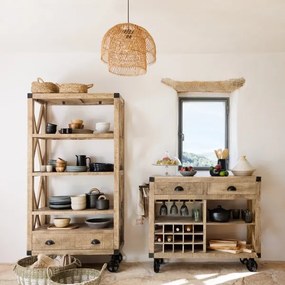 Atmosphera - Luster na lanku KERY 1xE27/40W/230V ratan