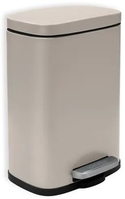 Spirella pedálový odpadkový kôš AKIRA matná šedo-hnedá oceľ 5 L 10.19837, 1 ks