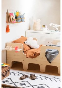 Krémový prateľný ručne tkaný bavlnený koberec 170x120 cm Bereber Rhombs – Lorena Canals