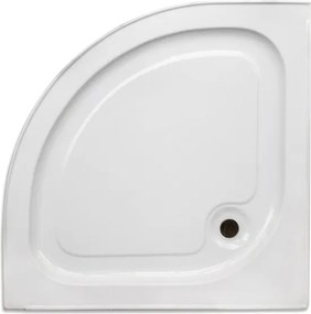 Roltechnik Outlet Štvrťkruhový sprchový kút AVILES + vanička ROTH-Variant: rozmery: 90x90 cm - (AVILES/90x90 - 4000661), ROTH-Profily: profily: biela…