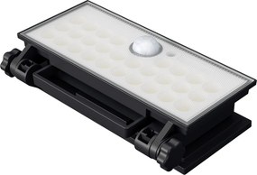 TOP LIGHT Nástenné svietidlo Heleon PIR PRO, čierne