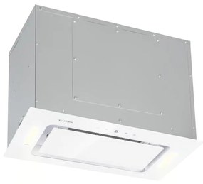 Klarstein Hektor, digestor, 52 cm, vstavaný, 530 m³/h, LED, dotykové ovládanie, sklo, biely