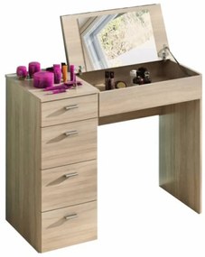 Toaletný stolík Belina, dub sonoma, 90 x 42 x 83 cm