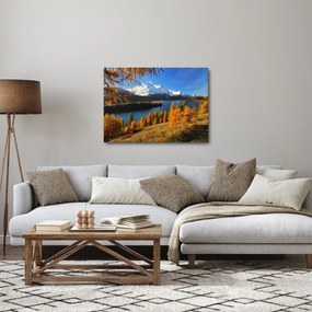 Obraz - Jeseň v Alpách (70x50 cm)