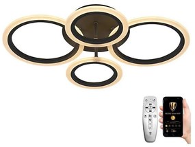 Brilagi - LED Stmievateľný prisadený luster ORBITS LED/50W/230V 3000-6500K antracit + DO