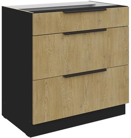 Kuchynská skrinka Cremona Bl 80d 3s Bb