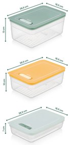 Sada 9 ks potravinových boxů HULU vícebarevná